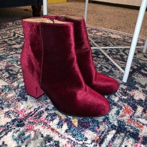 Red Velvet Booties